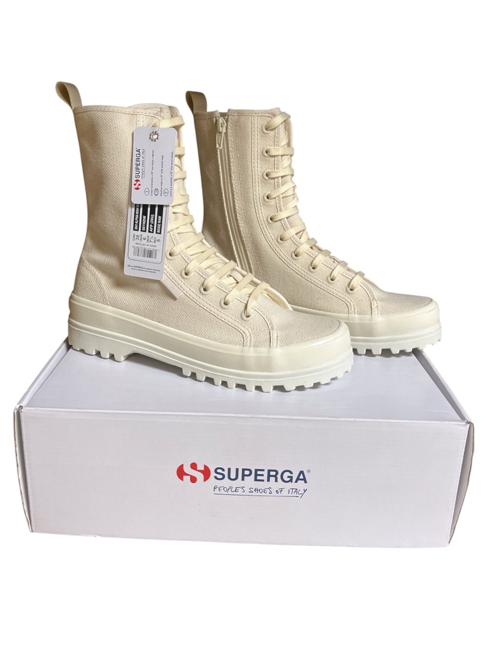 Superga Alpina High Shiny Sneaker 6M/7.5W EU 38